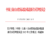 臨港新片區(qū)2023年工作要點全文：18個大項，150個具體任務(wù)！
